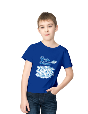 Boys Glow in the Dark Navy Blue Colour Tshirt