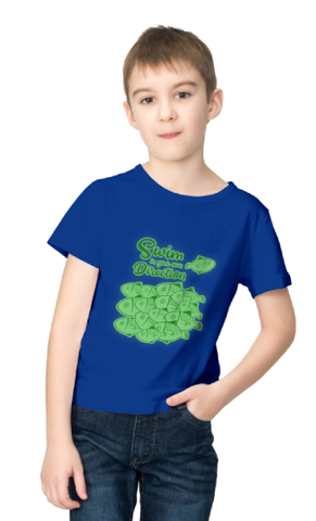 Boys Glow in the Dark Navy Blue Colour Tshirt