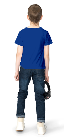 Boys Glow in the Dark Navy Blue Colour Tshirt