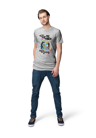 Men 'Fly Me To Moon' T-shirt