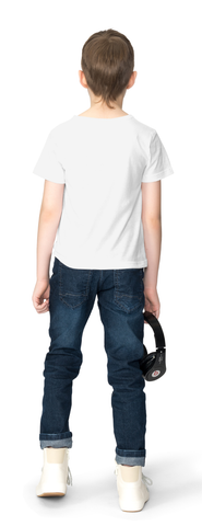Boys Hats off 2 U White Colour Tshirt