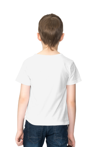 Boys Hats off 2 U White Colour Tshirt