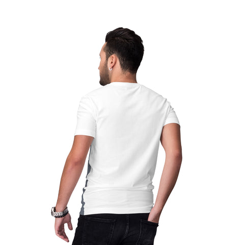 Men VNeck 'Multi-color' T-shirt