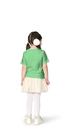 Girls Cotton Candy Colour Icecream Tshirt