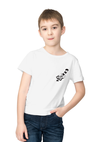 Boys Hats off 2 U White Colour Tshirt