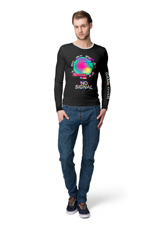 Men 'No Signal' Long Sleeve T-shirt