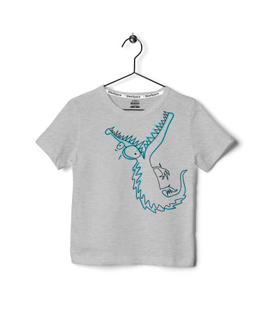 Girls Croco Cotton Candy Colour Tshirt
