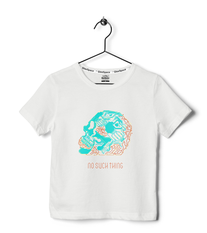 Boys Fluorescent White Colour Tshirt