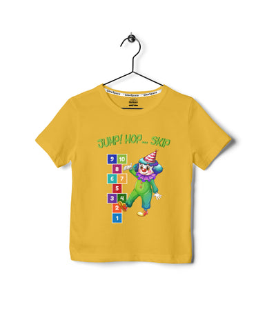 Girls Cotton Candy Colour Jump Hop Skip Tshirt