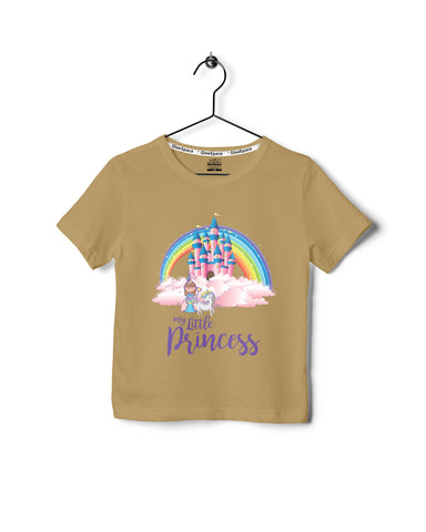 Girls Cotton Candy Colour Princess Tshirt