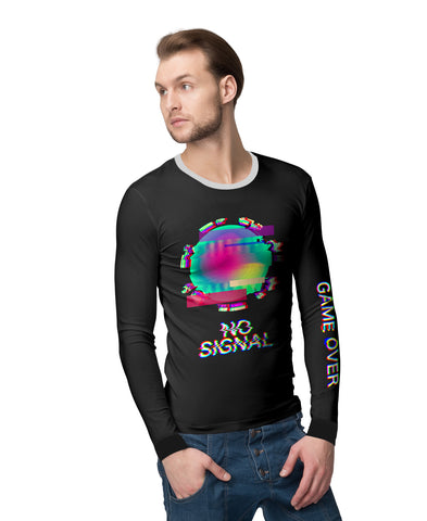 Men 'No Signal' Long Sleeve T-shirt